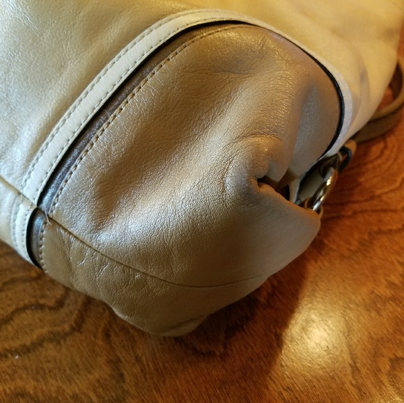 VGUC Coach Bag Tan/Camel Two Tone - Picture 4 of 8